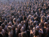 Crowds of Naga Sadhus During Maha Kumbh Mela Festival, Allahabad, India