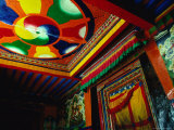 Decorative Entrance to Pyenzhangling Monastery in Zhonggang, Tsang District, Tibet