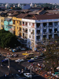 Buy Busy Intersection on Sule Pagoda Road, Yangon, Myanmar (Burma) at AllPosters.com