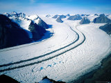 Buy Nordenskjkold Glacier and Medial Moraine, North-East Greenland National Park, Greenland at AllPosters.com