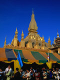 Buy Pha That Luang Stupa on Show During That Luang Festival, Vientiane, Laos at AllPosters.com