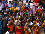 Buy Devotees Arriving at Thai Pusam Festival, Palani, India at AllPosters.com