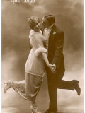Tangoing Couple Demonstrate the Phrase to Kick up Ones Heels
