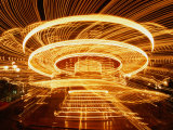 Christmas Merry-Go-Round Spinning on the Place De L
