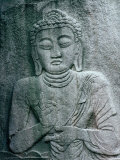 Buy Seated Buddha Carved into Rock at Beopjusa Temple, Beopjusa, Chungcheongbuk-Do, South Korea at AllPosters.com