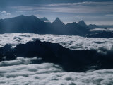 Aerial of Mountain Peaks of Karakoram Range, Karimabad, Pakistan