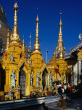 Buy Smaller Shrines Outside Shwedagon Pagoda, Yangon, Mandalay, Myanmar (Burma) at AllPosters.com
