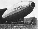 Buy The R80 Airship Being Launched from Its Shed, July 1920 at AllPosters.com