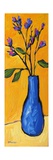 Buy Blue Vase On Yellow at AllPosters.com