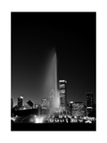 Buy Chicagos Buckingham Fountain, Black & White, Port at AllPosters.com