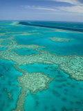 Australia, Queensland, Whitsunday Coast, Great Barrier Reef, Aerial View