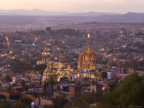 Buy San Miguel de Allende and La Parroquia Church, Guanajuato State, Mexico at AllPosters.com