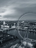 Houses of Parliament and Millennium Wheel, London, England