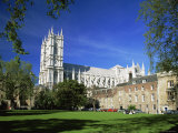 Westminster Abbey, from Dean's Yard, London, England