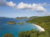 Caribbean, US Virgin Islands, St. John, Beach at Trunk Bay