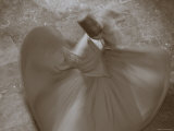 Whirling Dervishes, Performing the Sema Ceremony, Istanbul, Turkey