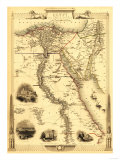 Egypt and Arabia - Panoramic Map
