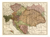 Austria-Hungary - Panoramic Map