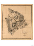 Buy Hawaii - Panoramic Hawaii Island Map at AllPosters.com