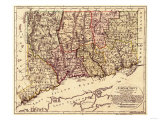 Connecticut - Panoramic Map