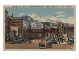 Colorado Springs, CO - Pikes Peak Ave. and Mountain View