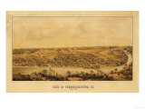 Buy Fredericksburg, Virginia - Panoramic Map at AllPosters.com