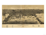 Buy Duluth, Minnesota - Panoramic Map at AllPosters.com