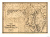 Buy Maryland - Panoramic Map at AllPosters.com