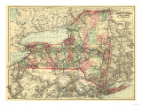 New York - Panoramic Map