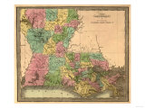 Buy Louisiana - Panoramic Map at AllPosters.com