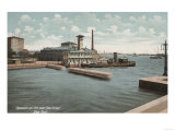 New York, NY - Aquarium and Fireboat "New Yorker"