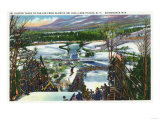 Lake Placid, New York - Ski Jumper Takes off from the Olympic Ski Hill