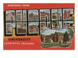 Buy Lafayette, Indiana - Purdue University at AllPosters.com