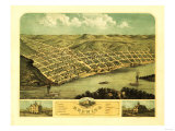 Buy Red Wing, Minnesota - Panoramic Map at AllPosters.com
