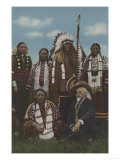 Northwest Indians - Buffalo Bill, Sitting Bull, and Lakota Natives