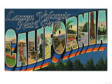 Lassen Volcanic National Park, CA - Large Letter Scenes