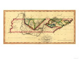 Buy Tennessee - Panoramic Map at AllPosters.com