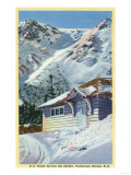 Tuckerman Ravine, NH - View of a US Forest Service Ski Shelter