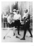 Buy Boxers Marty Cutler and Jack Johnson Photograph at AllPosters.com