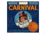 Carnival Orange Label - Anaheim, CA