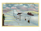Sun Valley, ID - Sawtooth Mnts. Riding Ski Tramway up Dollar Mnt.
