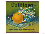 Buy Califlora Orange Label - Riverside, CA at AllPosters.com