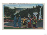 Chinese Women at Sutro Heights in San Francisco, CA - San Francisco, CA