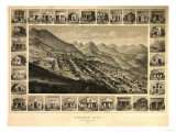 Buy Virginia City, Nevada - Panoramic Map at AllPosters.com