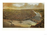 Buy Saint Louis, Missouri - Panoramic Map at AllPosters.com