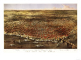 Buy Saint Louis, Missouri - Panoramic Map at AllPosters.com