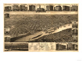 Saint Paul, Minnesota - Panoramic Map