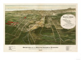 Buy Wauwatosa, Wisconsin - Panoramic Map at AllPosters.com