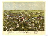 Buy Westerly, Rhode Island - Panoramic Map at AllPosters.com
