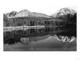 Manzanita Lake, CA Chaos Crags and Mt. Lassen Photograph - Manzanita Lake, CA